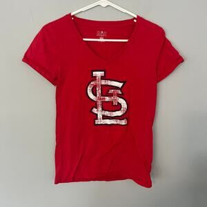 MLB Genuine Merch St Louis Cardinals Tee Shirt Size Large Fits Like a Medium